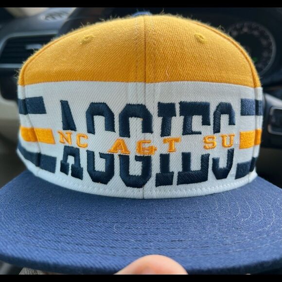 Rare Adidas North Carolina A&T University (SnapBack). Yellow black and white.